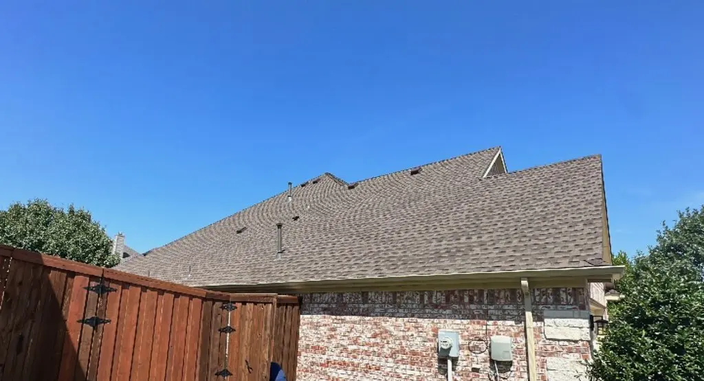 Completed roof replacement project in Scio